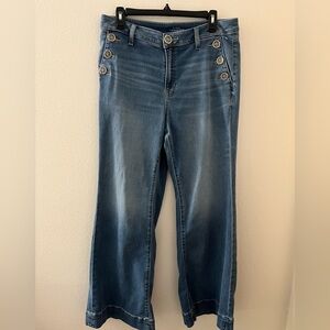 Chico’s Flare Stretch Jeans 10 Regular